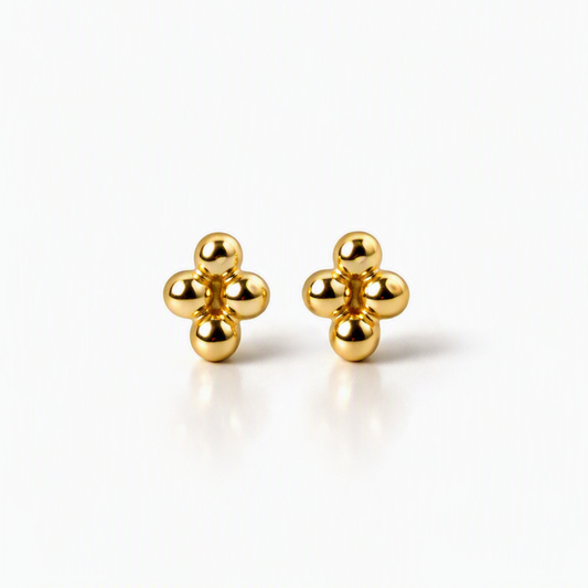 Wildfire Gold Studs Earrings