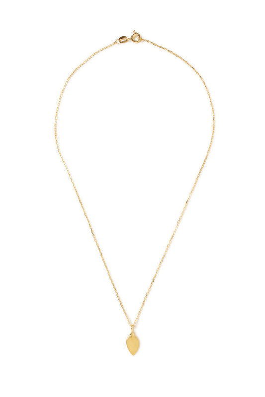 Simple Leaf Pendant Necklace