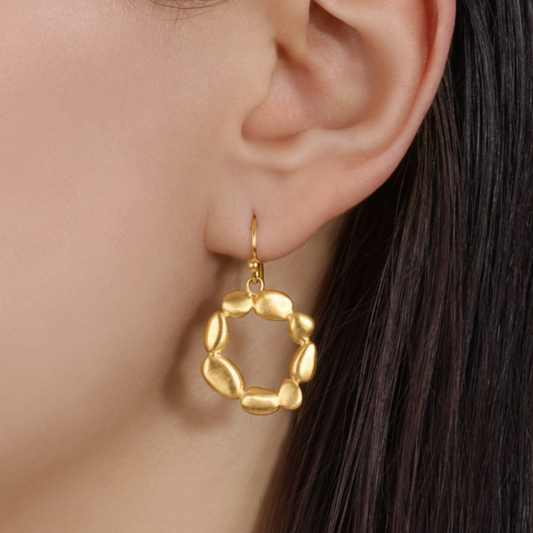 Eternity Pebble Earrings