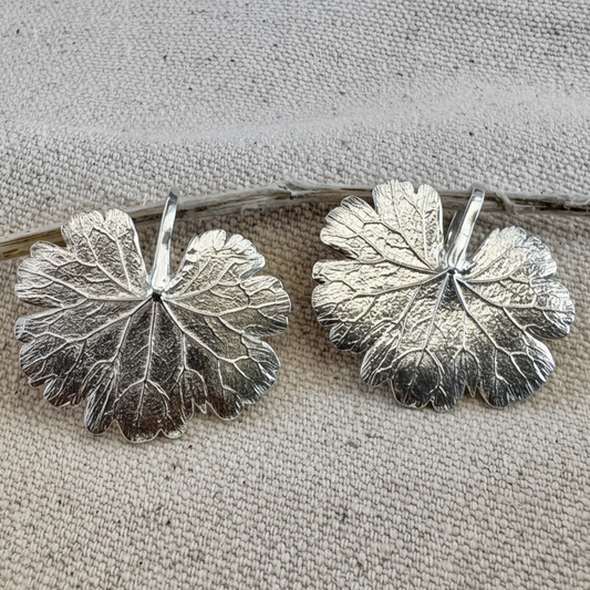 Gernamium Leaf Earring