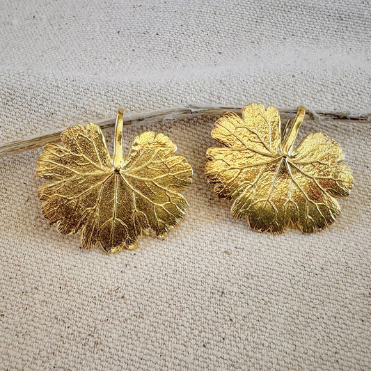 Gernamium Leaf Earring