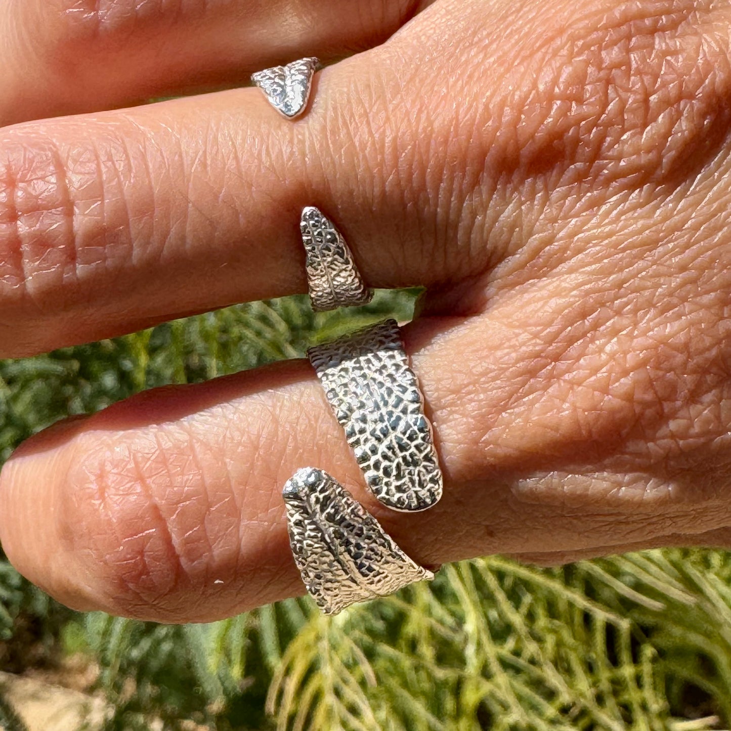 Sage Leaf Open Ring