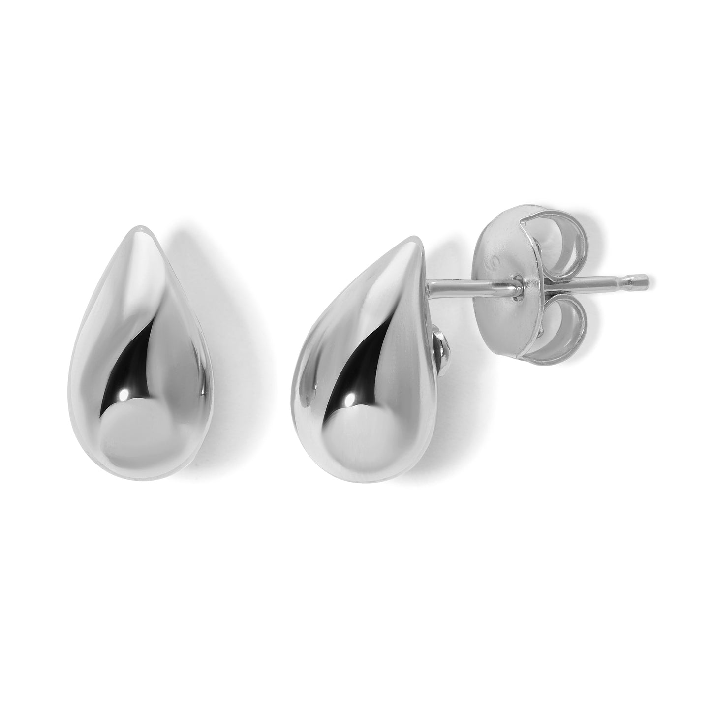 Redwood Raindrop Stud Earrings