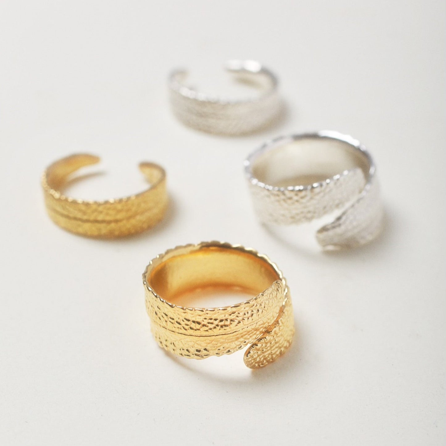 Sage Leaf Bypass Ring