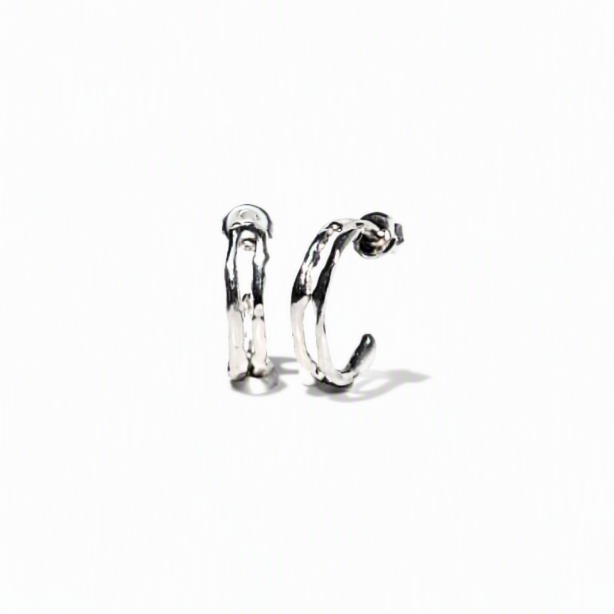 Wildfire Silver Double Hoop Earrings