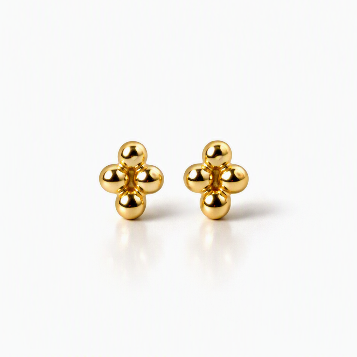 Wildfire Gold Studs Earrings