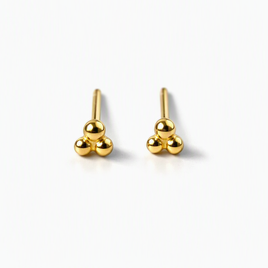 Wildfire Gold Studs Earrings