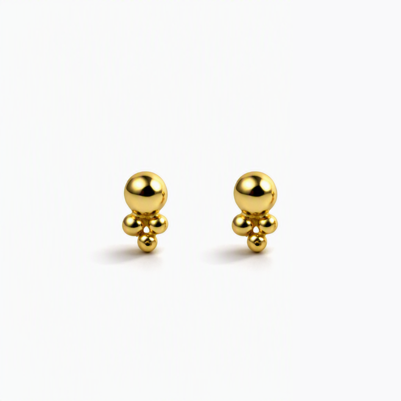 Wildfire Gold Studs Earrings