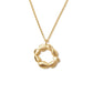 Eternity Pebble Pendant Necklace