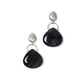 Sand Pebble and Pietersite Drop Earrings
