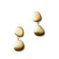 Sand Pebble Double Drop Earrings