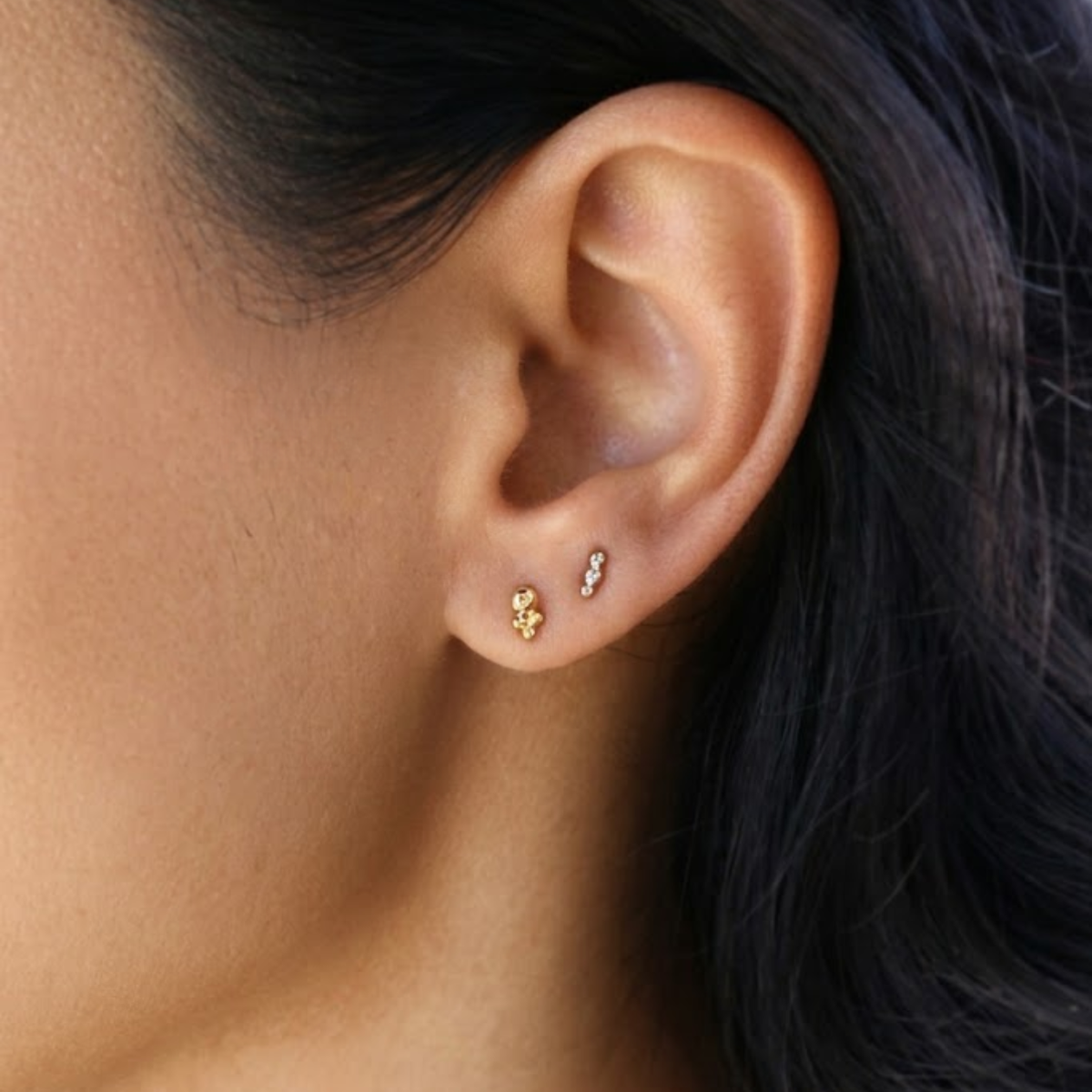 Wildfire Silver Studs Earrings