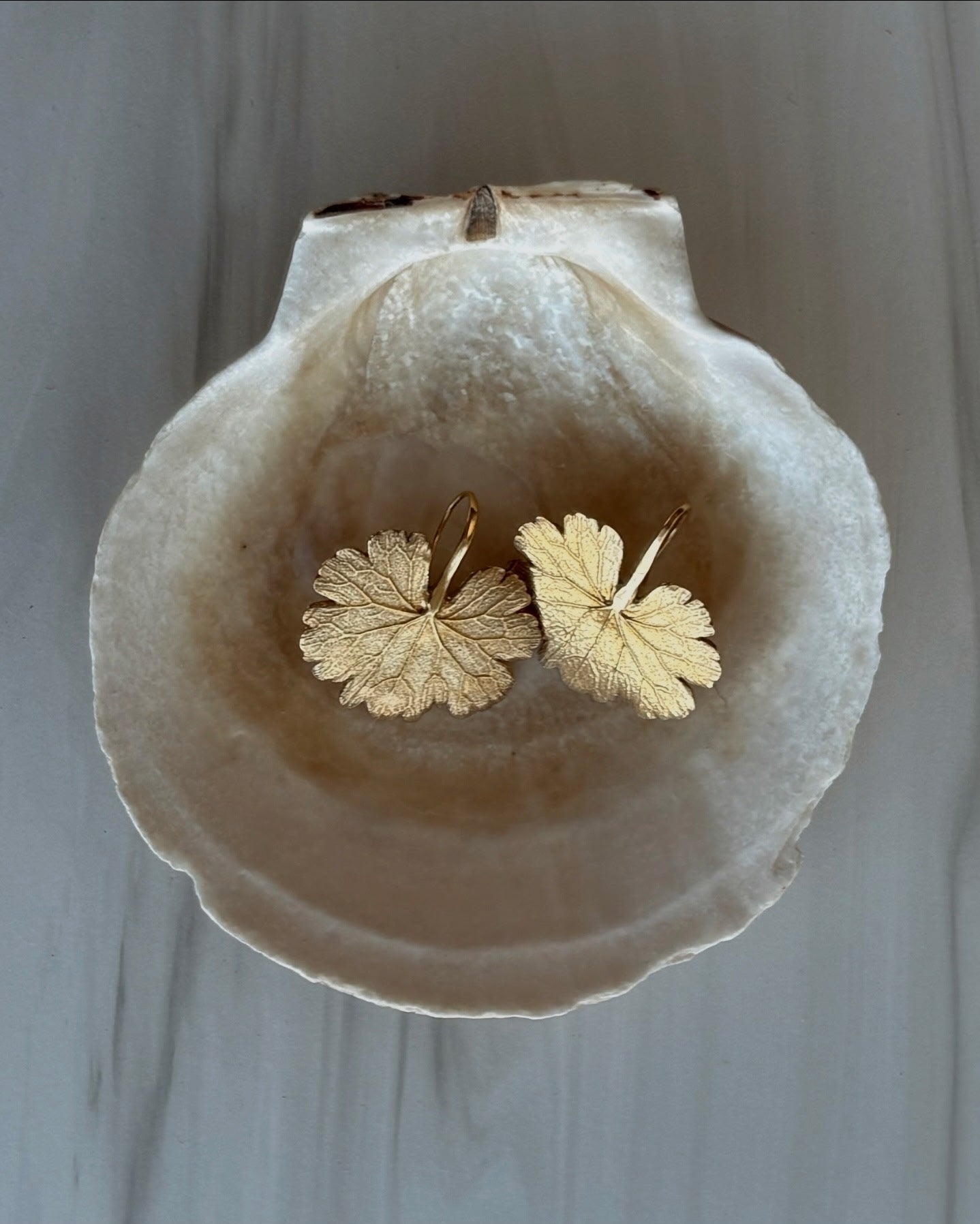 Gernamium Leaf Earring