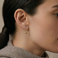 Redwood Raindrop Small Hoop Earring