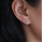 Wildfire Silver Studs Earrings