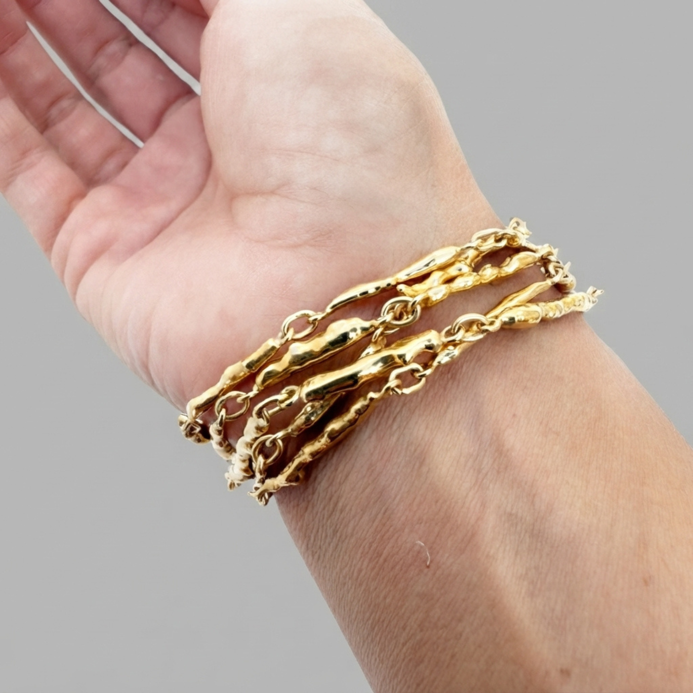 Wildfire Multi Link Long Necklace