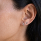 Wildfire Silver Studs Earrings