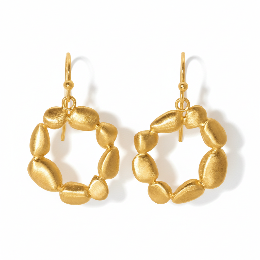 Eternity Pebble Earrings