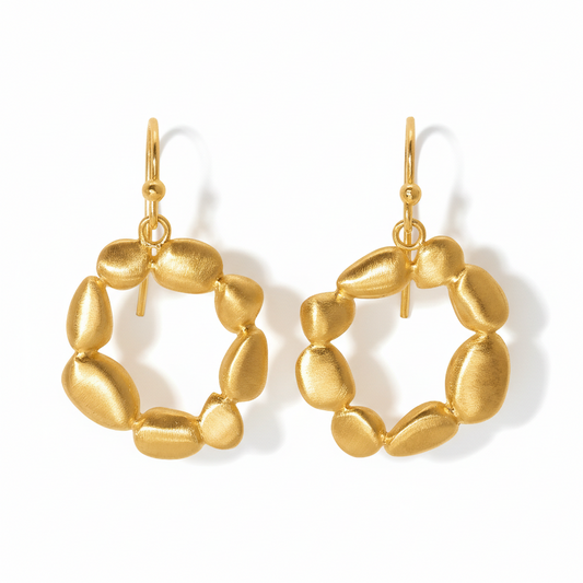 Eternity Pebble Earrings