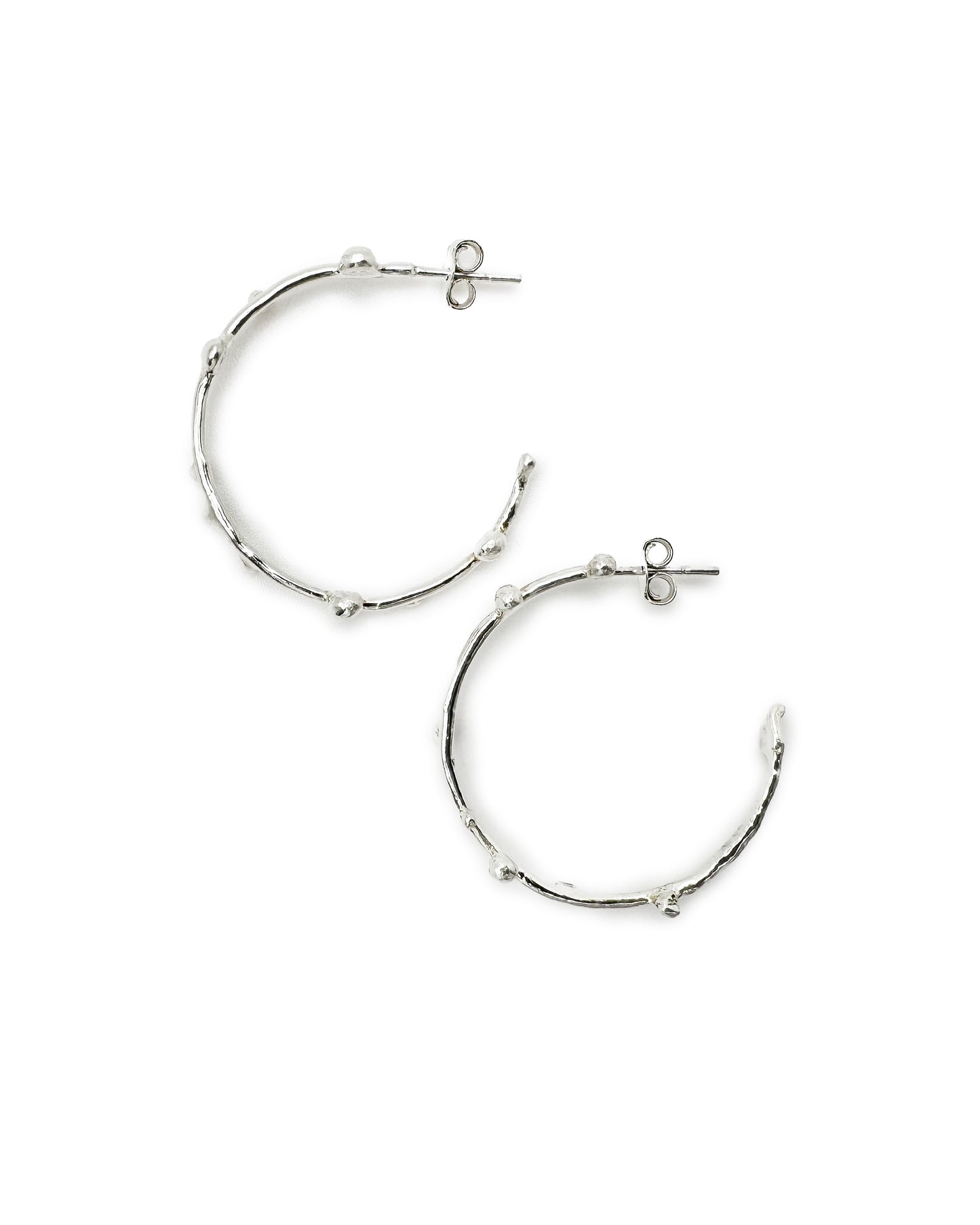 Fused Hoop Earrings