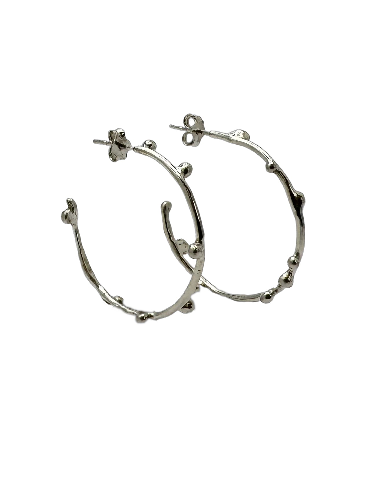 Fused Hoop Earrings