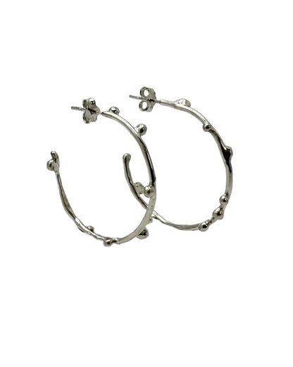 Fused Hoop Earrings