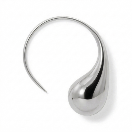 Redwood Raindrop Small Hoop Earring