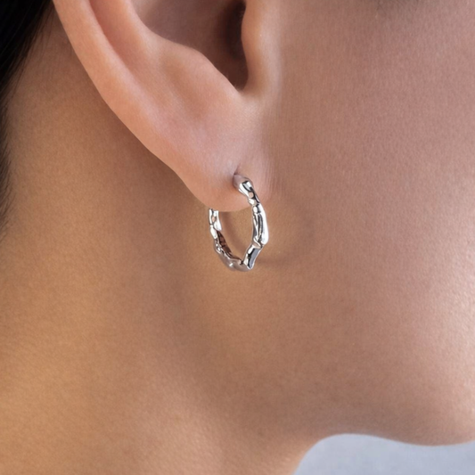Wildfire Silver Hoop Earrings - XS