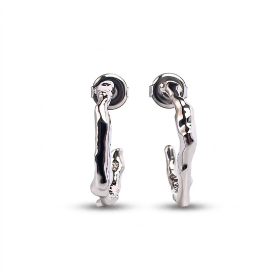 Wildfire Silver Hoop Earrings - Small