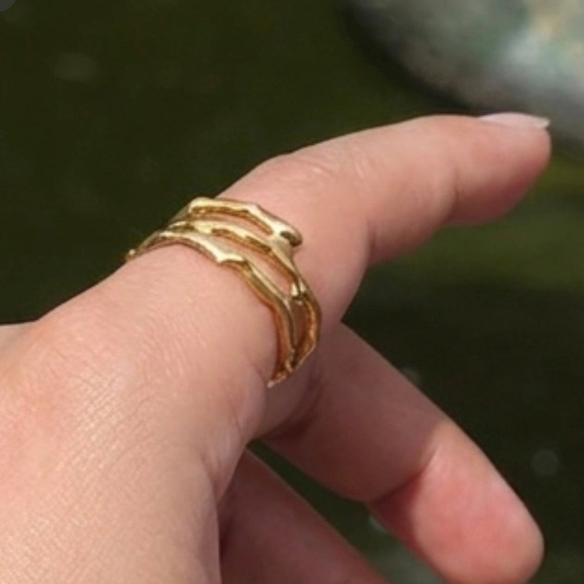 Wildfire Triple Ring Band
