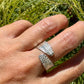 Sage Leaf Bypass Ring