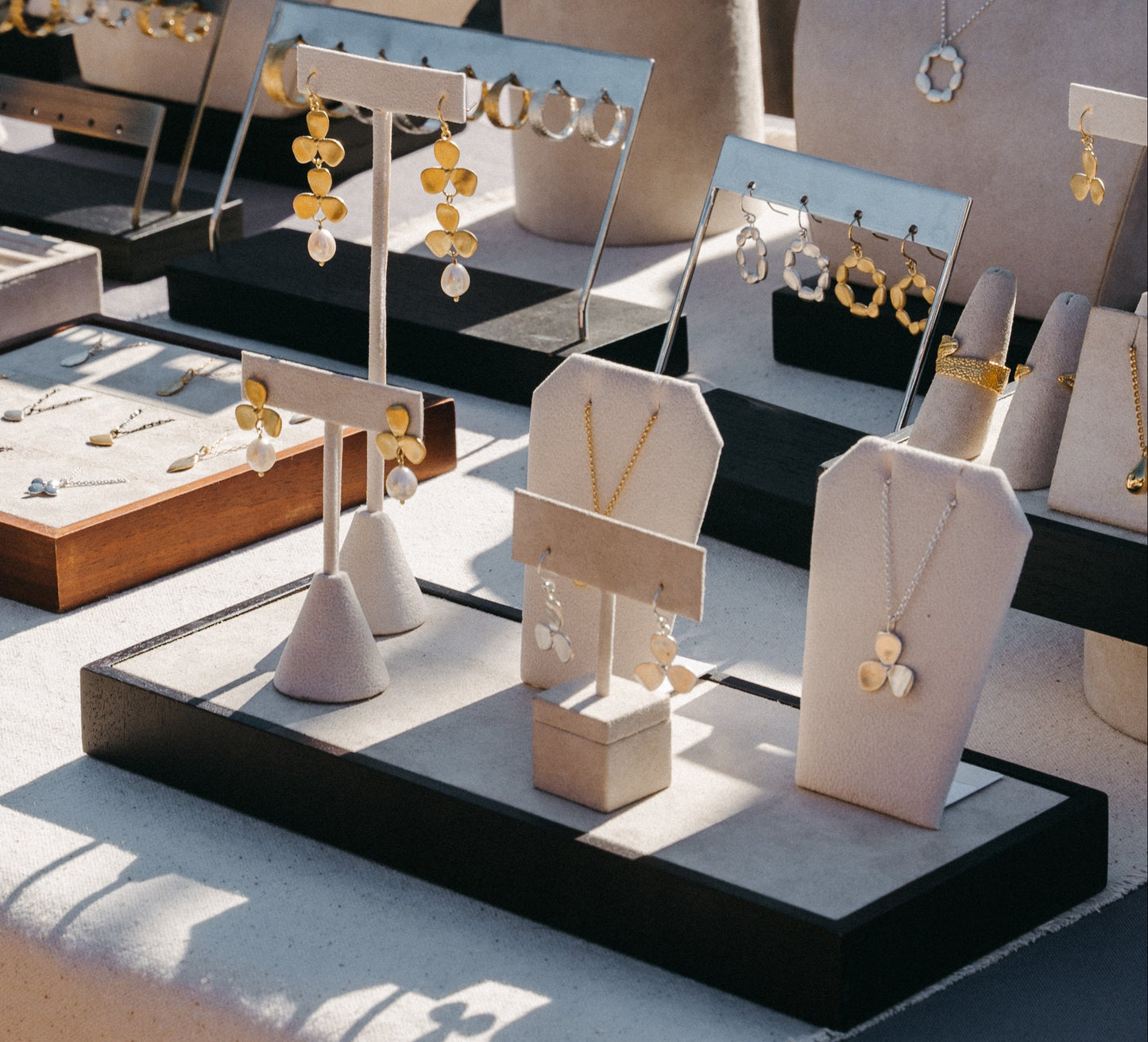 Violet Drop Earrings