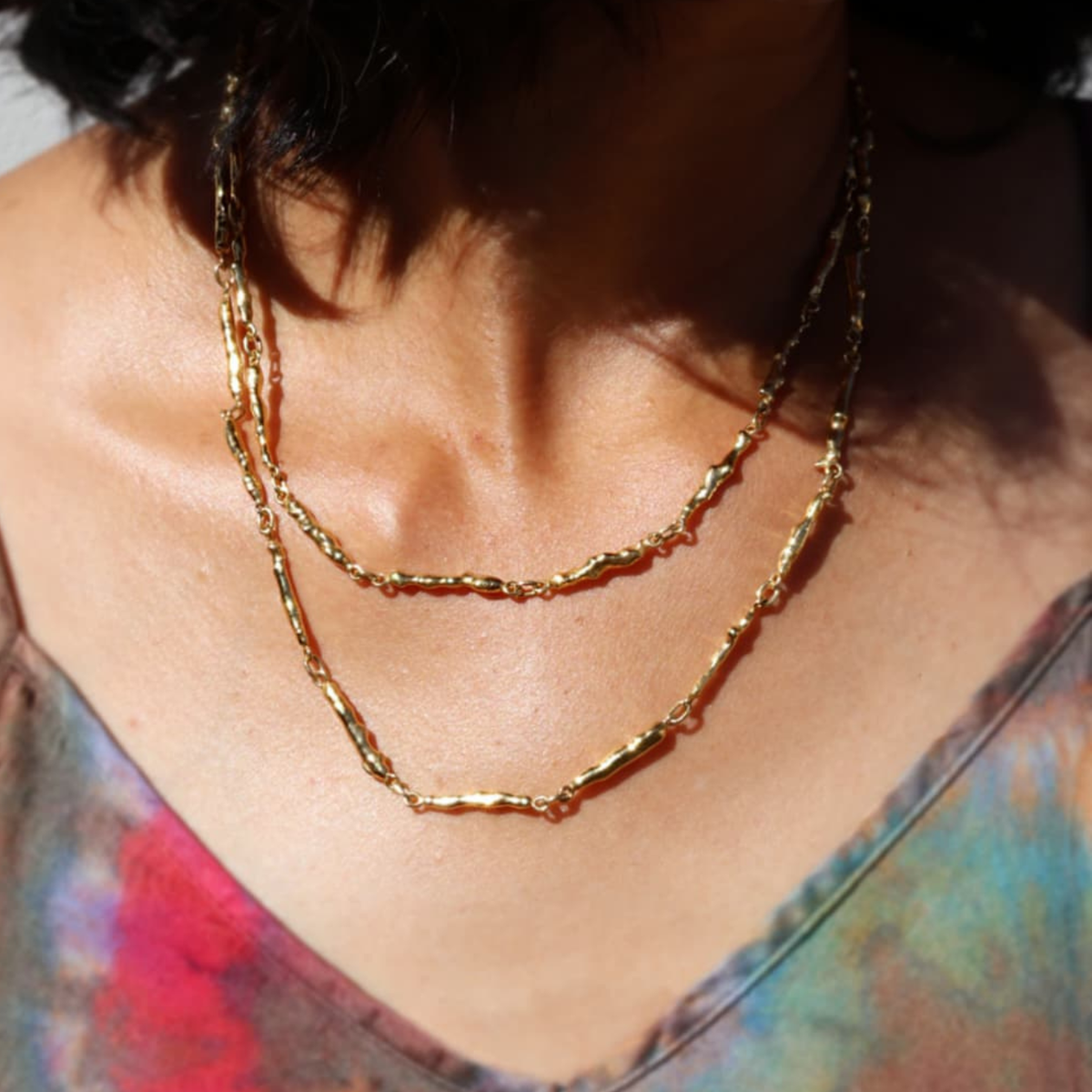 Wildfire Multi Link Long Necklace