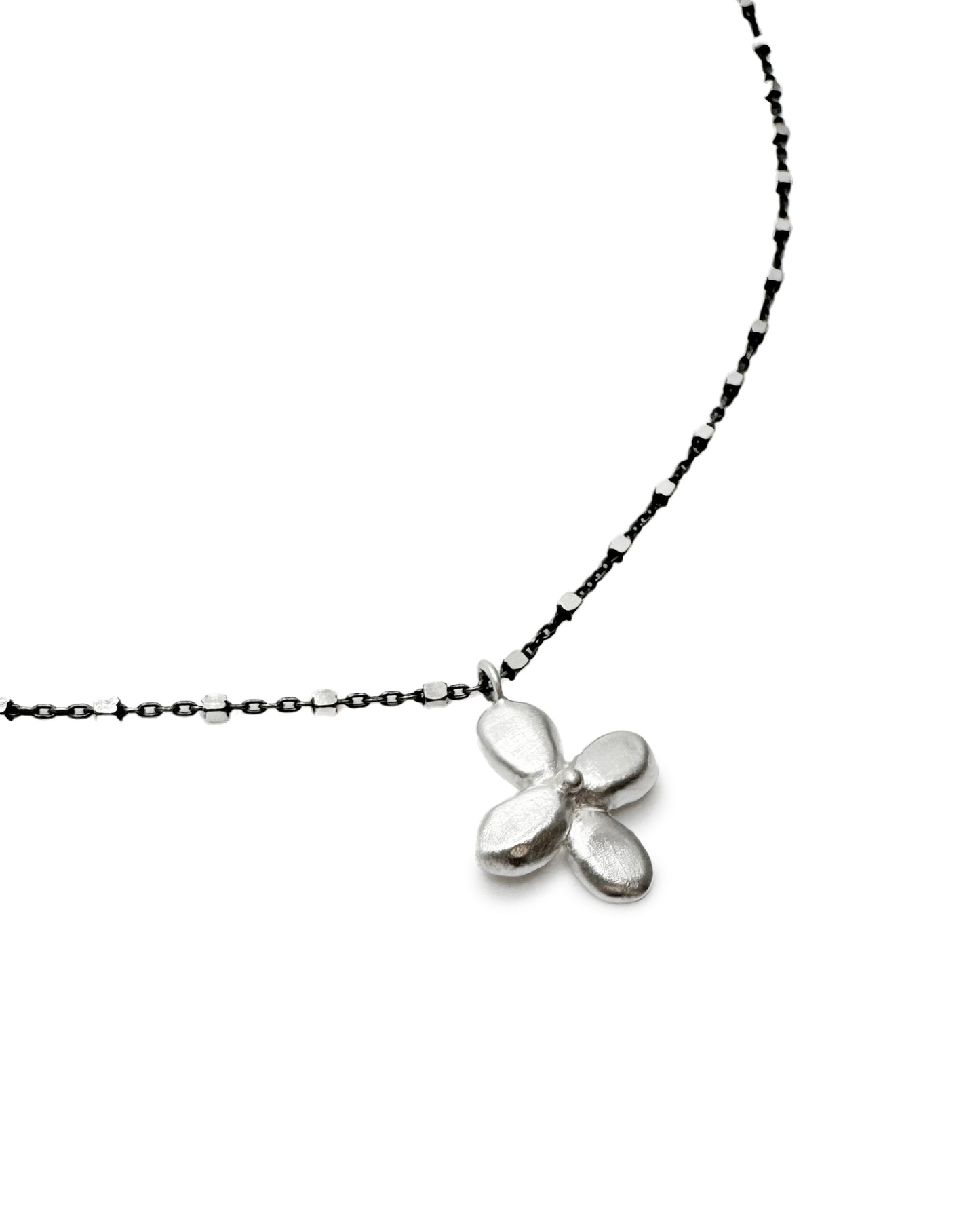 Small Pebble Flower Pendant