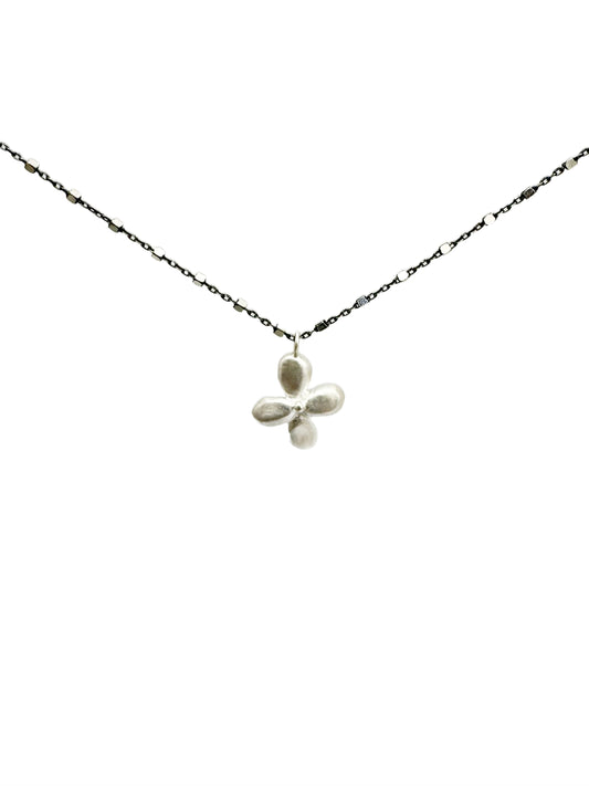 Small Pebble Flower Pendant