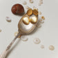 Sand Pebble Double Drop Earrings