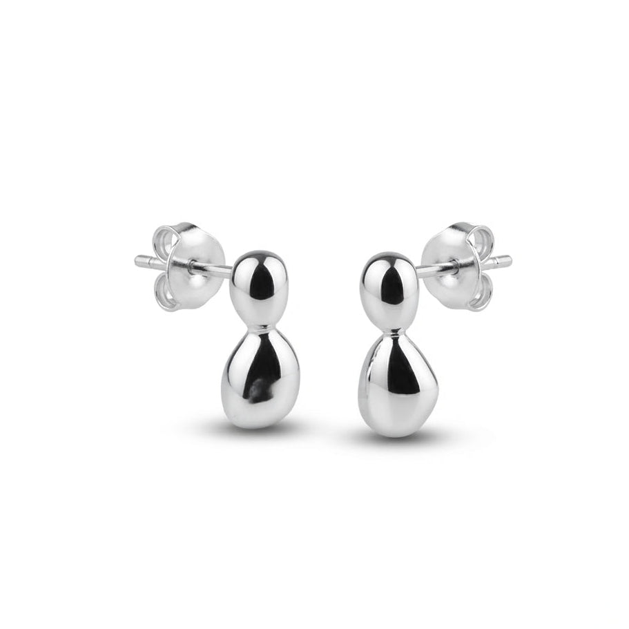 Wildfire Silver Studs Earrings