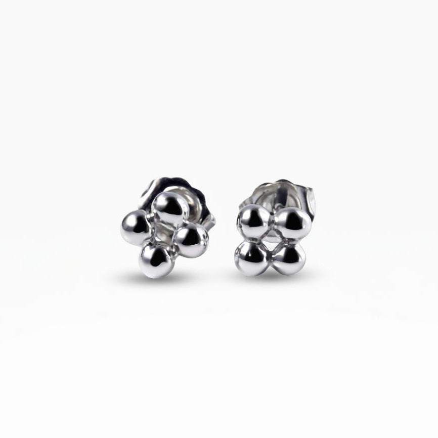 Wildfire Silver Studs Earrings