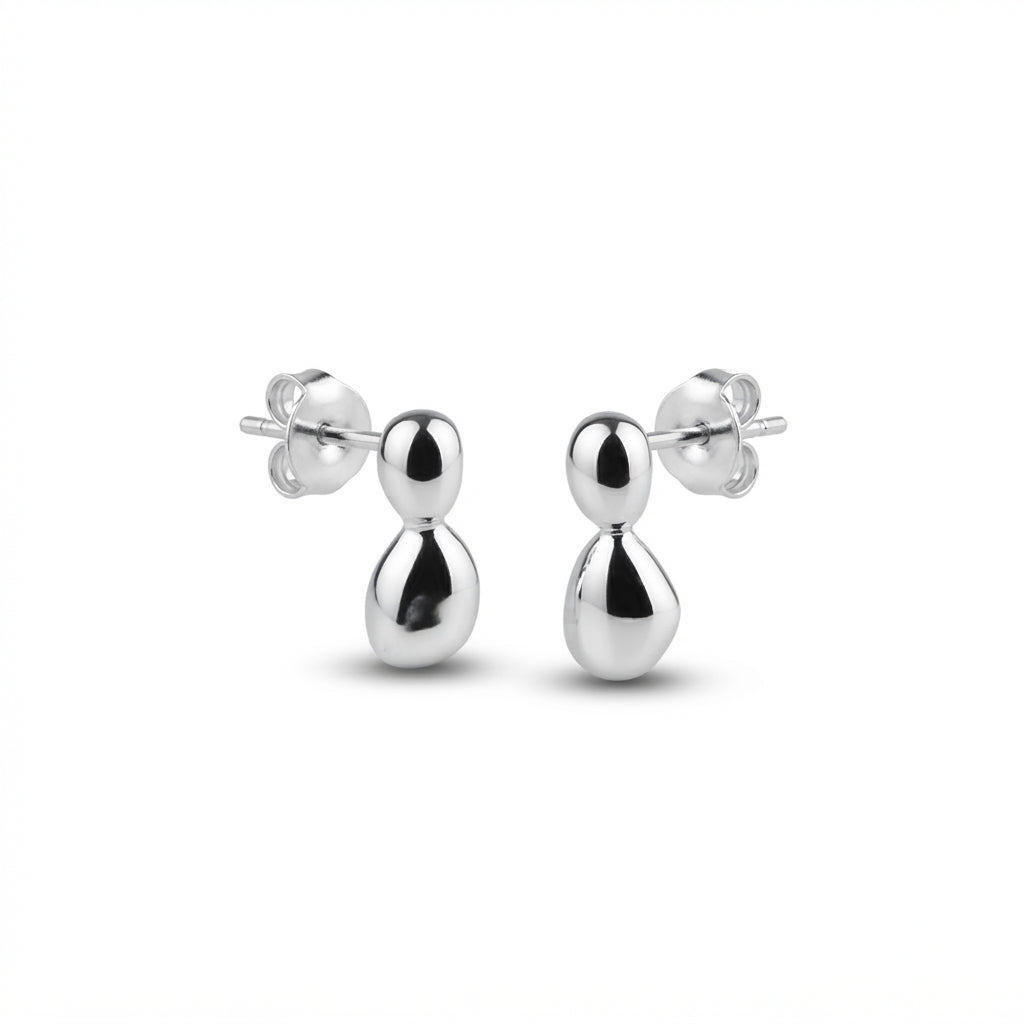 Wildfire Silver Studs Earrings