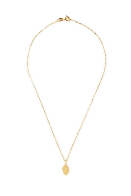 Simple Leaf Pendant Necklace