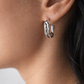 Wildfire Silver Double Hoop Earrings