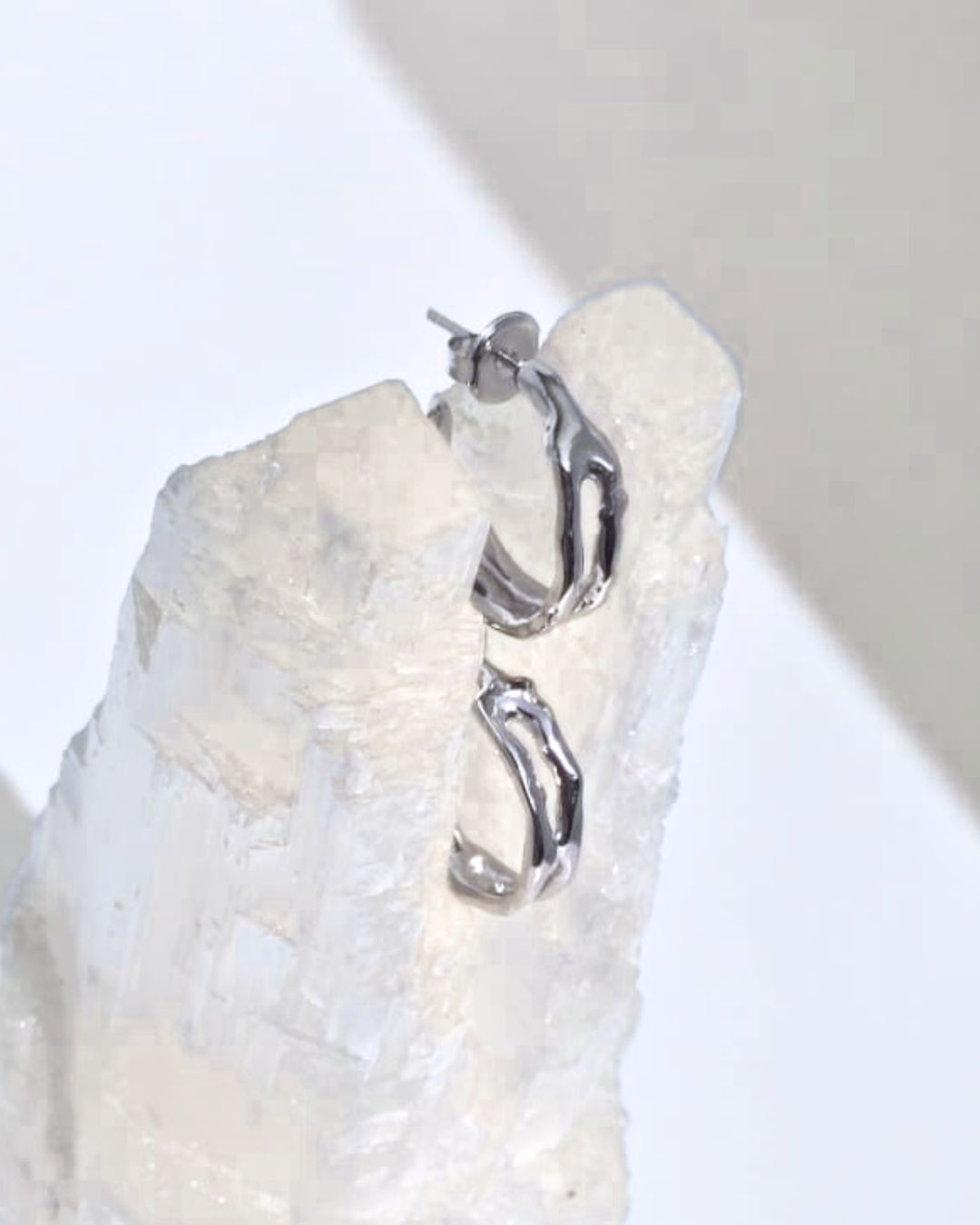 Wildfire Silver Double Hoop Earrings