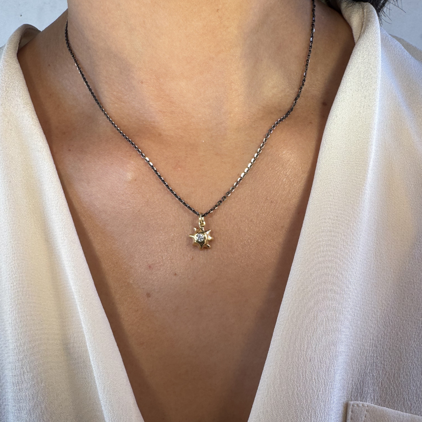 Wildfire Amoeba Necklace